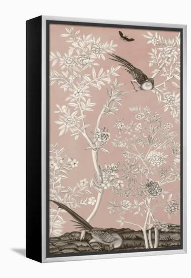 Blush Chinoiserie II-Naomi McCavitt-Framed Stretched Canvas