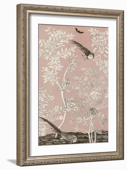 Blush Chinoiserie II-Naomi McCavitt-Framed Art Print