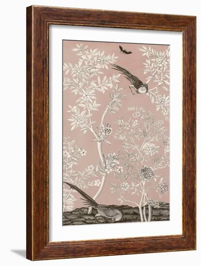 Blush Chinoiserie II-Naomi McCavitt-Framed Art Print