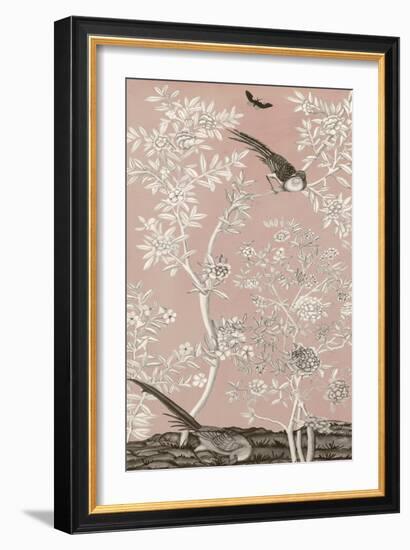 Blush Chinoiserie II-Naomi McCavitt-Framed Art Print