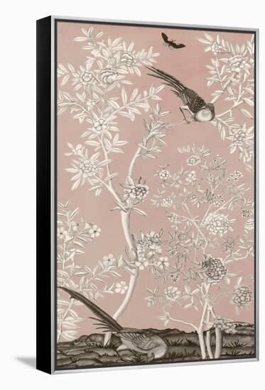 Blush Chinoiserie II-Naomi McCavitt-Framed Stretched Canvas