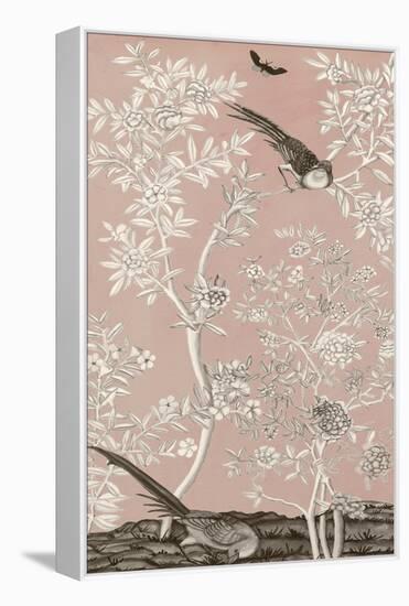 Blush Chinoiserie II-Naomi McCavitt-Framed Stretched Canvas