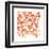 Blush Coral Triangles-OnRei-Framed Art Print