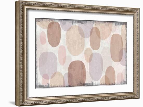 Blush Drips-Michael Mullan-Framed Art Print