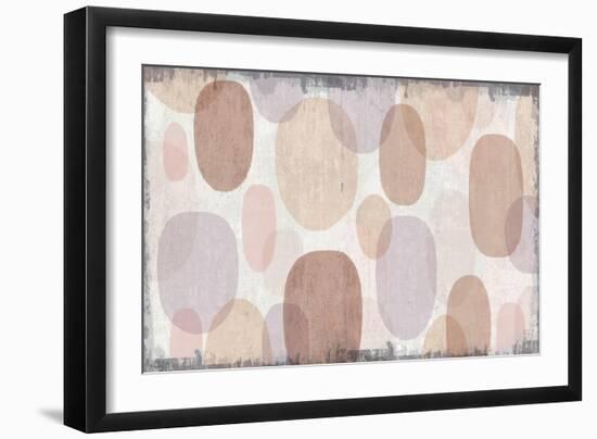 Blush Drips-Michael Mullan-Framed Art Print