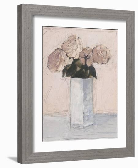 Blush Florals II-Ethan Harper-Framed Art Print