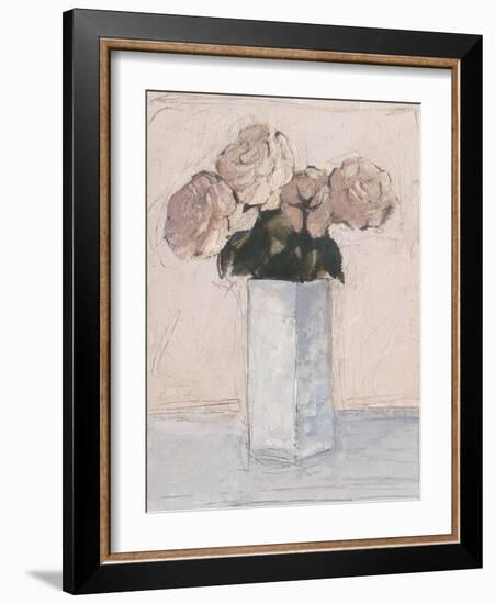 Blush Florals II-Ethan Harper-Framed Art Print