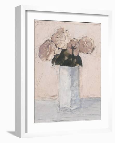 Blush Florals II-Ethan Harper-Framed Art Print