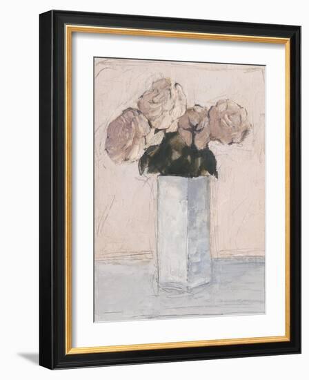 Blush Florals II-Ethan Harper-Framed Art Print
