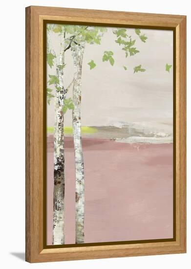 Blush Infinity I-Allison Pearce-Framed Stretched Canvas