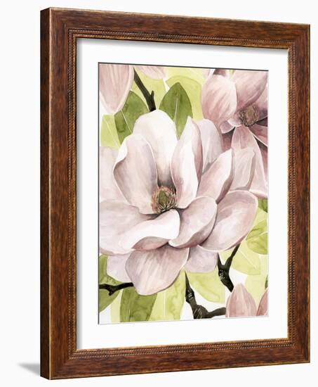 Blush Magnolia II-Grace Popp-Framed Art Print