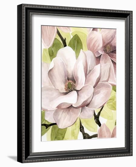 Blush Magnolia II-Grace Popp-Framed Art Print