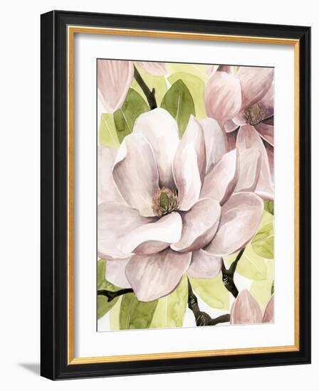 Blush Magnolia II-Grace Popp-Framed Art Print