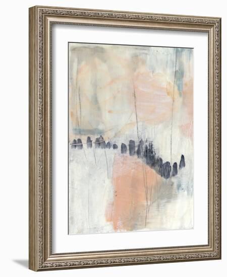 Blush & Navy I-Jennifer Goldberger-Framed Premium Giclee Print