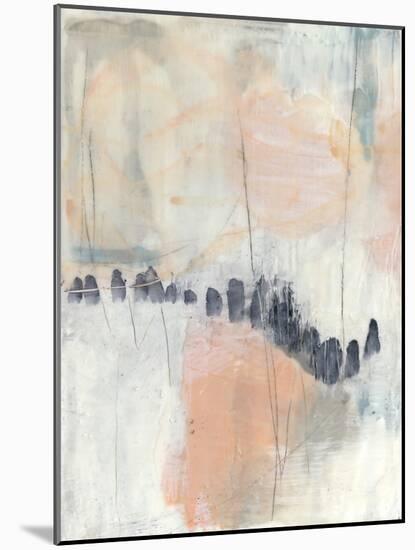 Blush & Navy I-Jennifer Goldberger-Mounted Premium Giclee Print