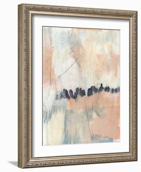 Blush & Navy II-Jennifer Goldberger-Framed Premium Giclee Print