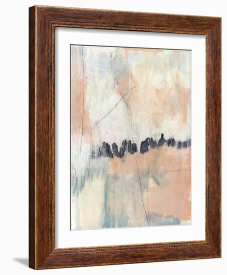 Blush & Navy II-Jennifer Goldberger-Framed Premium Giclee Print