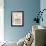 Blush & Navy II-Jennifer Goldberger-Framed Premium Giclee Print displayed on a wall
