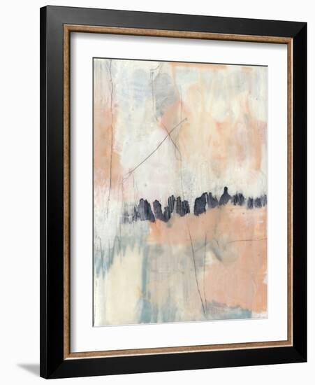 Blush & Navy II-Jennifer Goldberger-Framed Premium Giclee Print