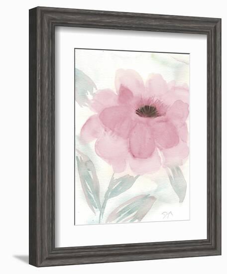 Blush Peony II-Beverly Dyer-Framed Art Print