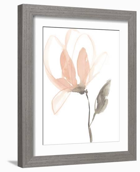 Blush Petals I-Jennifer Goldberger-Framed Art Print