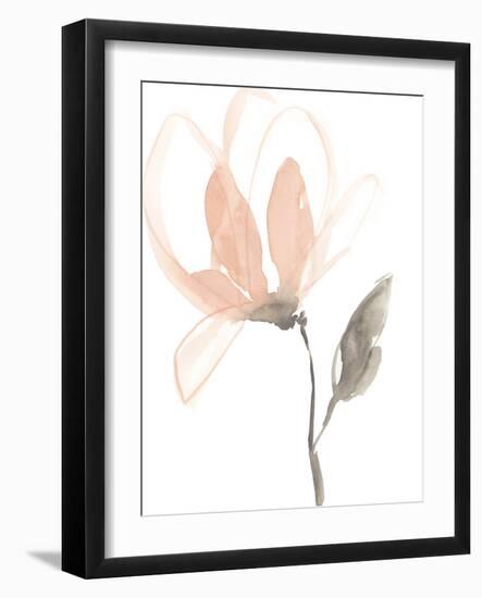 Blush Petals I-Jennifer Goldberger-Framed Art Print