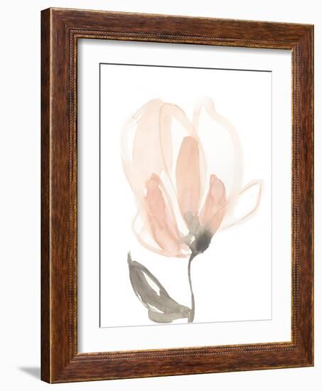 Blush Petals II-Jennifer Goldberger-Framed Art Print