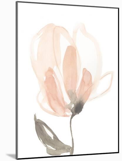 Blush Petals II-Jennifer Goldberger-Mounted Art Print