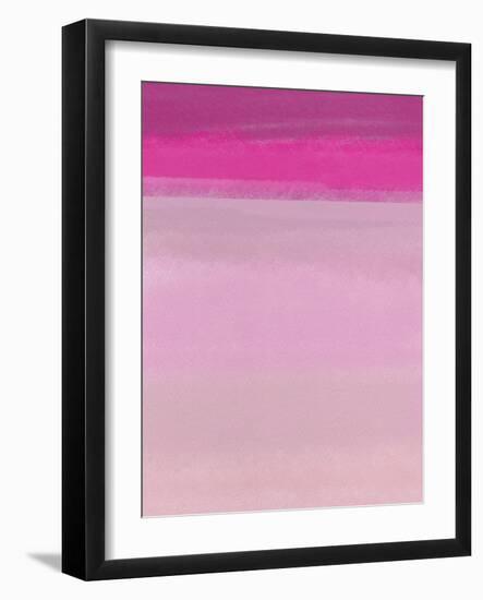 Blush Pink Abstract Watercolor III-Hallie Clausen-Framed Art Print
