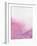 Blush Pink Abstract Watercolor-Hallie Clausen-Framed Art Print