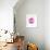 Blush Pink Half Circles-Eline Isaksen-Framed Art Print displayed on a wall