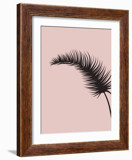 Blush Pink Leaf II-Jasmine Woods-Framed Art Print