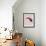 Blush Pink Leaf II-Jasmine Woods-Framed Art Print displayed on a wall