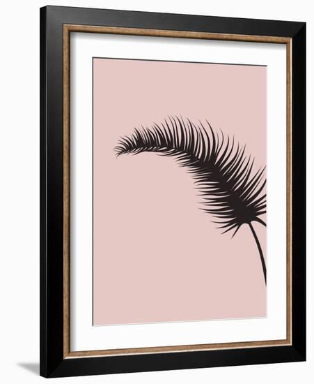 Blush Pink Leaf II-Jasmine Woods-Framed Art Print