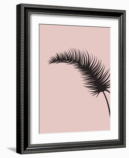 Blush Pink Leaf II-Jasmine Woods-Framed Art Print