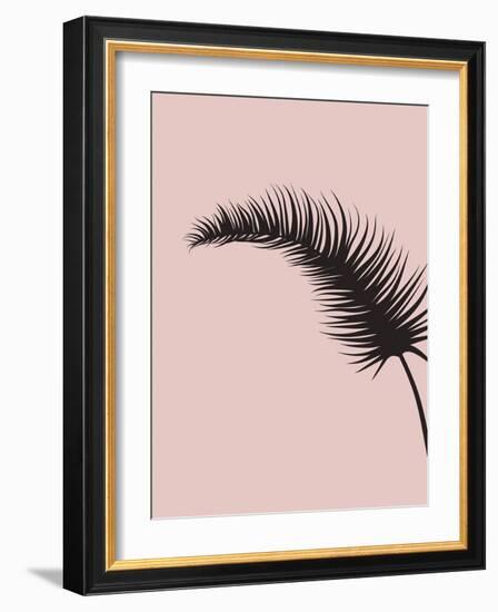 Blush Pink Leaf II-Jasmine Woods-Framed Art Print