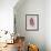 Blush Pink Leaf III-Jasmine Woods-Framed Art Print displayed on a wall