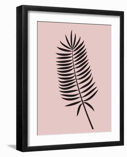 Blush Pink Leaf III-Jasmine Woods-Framed Art Print