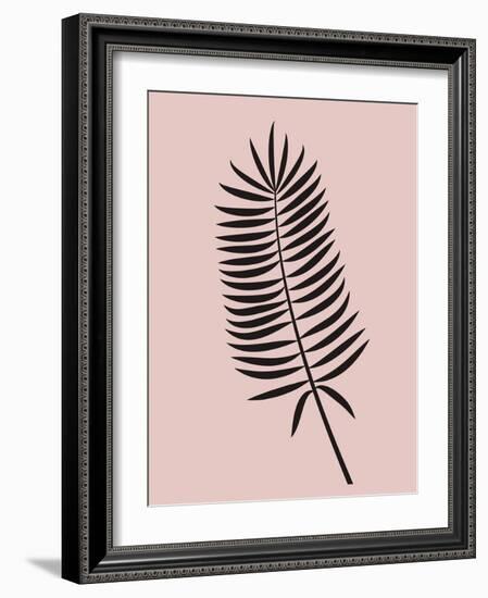 Blush Pink Leaf III-Jasmine Woods-Framed Art Print