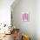 Blush Pink Mid Century Study-Eline Isaksen-Art Print displayed on a wall