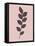 Blush Pink Tropical Leaf I-Jasmine Woods-Framed Stretched Canvas