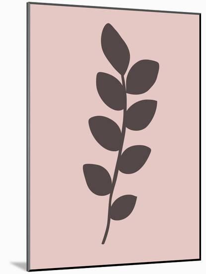 Blush Pink Tropical Leaf I-Jasmine Woods-Mounted Art Print