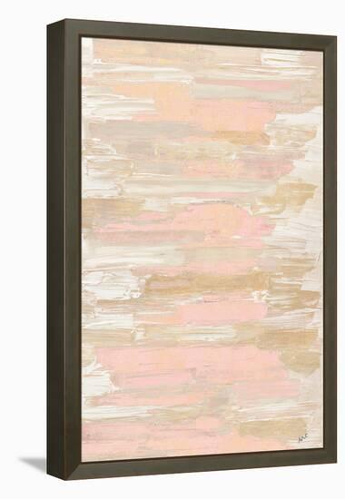 Blush Rhizome-Ann Marie Coolick-Framed Stretched Canvas