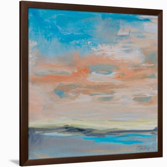 Blush Sky-Linda Stelling-Framed Art Print