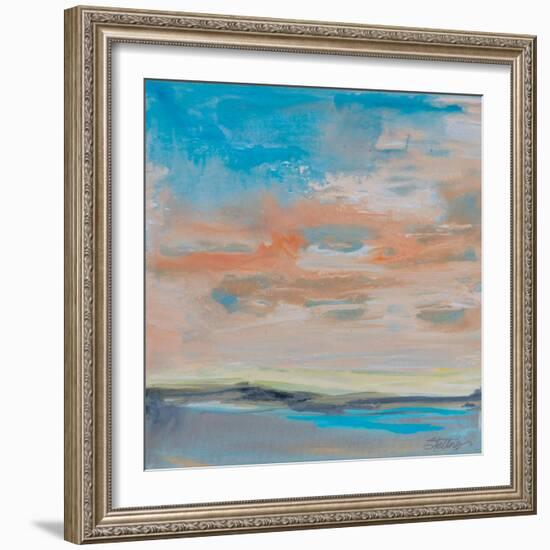 Blush Sky-Linda Stelling-Framed Art Print