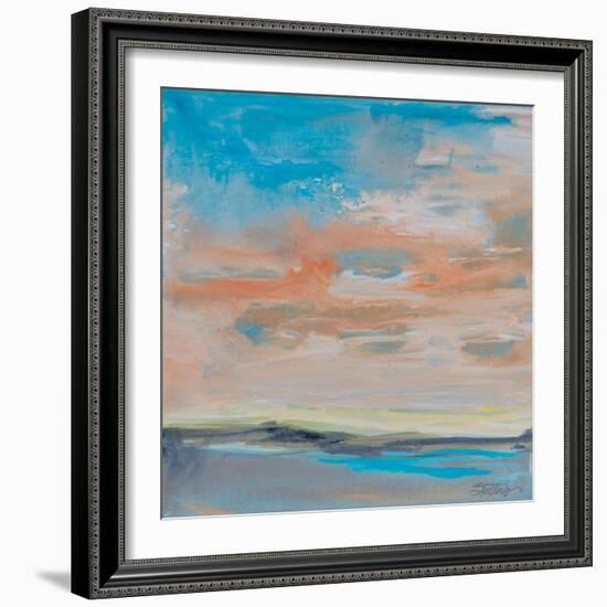 Blush Sky-Linda Stelling-Framed Art Print