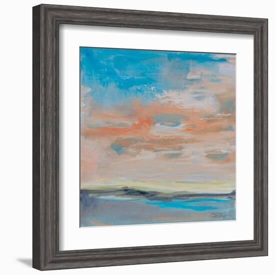 Blush Sky-Linda Stelling-Framed Art Print