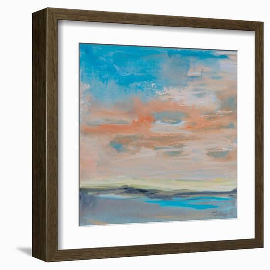 Blush Sky-Linda Stelling-Framed Art Print