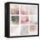 Blush Squares I-Isabelle Z-Framed Stretched Canvas