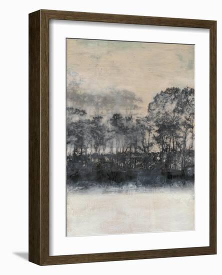 Blush Treeline I-Jennifer Goldberger-Framed Art Print